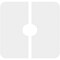 Ekena Millwork Lucan Architectural Grde PVC Contemporary Ceiling Medallion, Two Piece, 14"OD x 3"ID x 4 3/4"C x 1"P CMP14LN2-03000 - alternate 3
